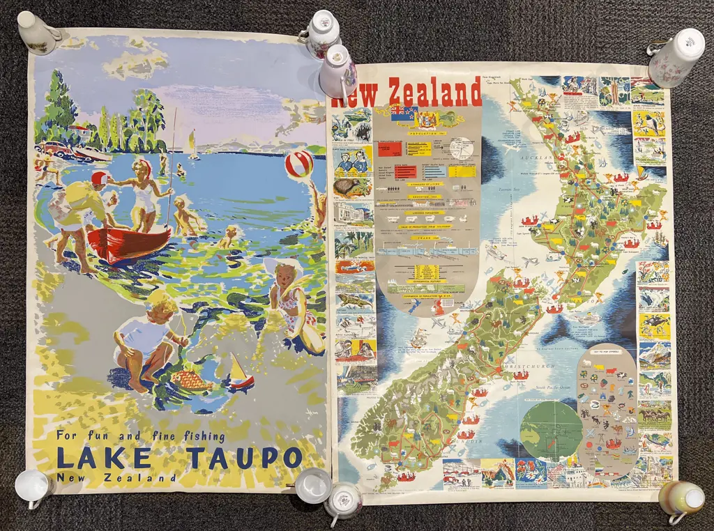 Quantity of Unframed Tourism Advertisements Image 1++