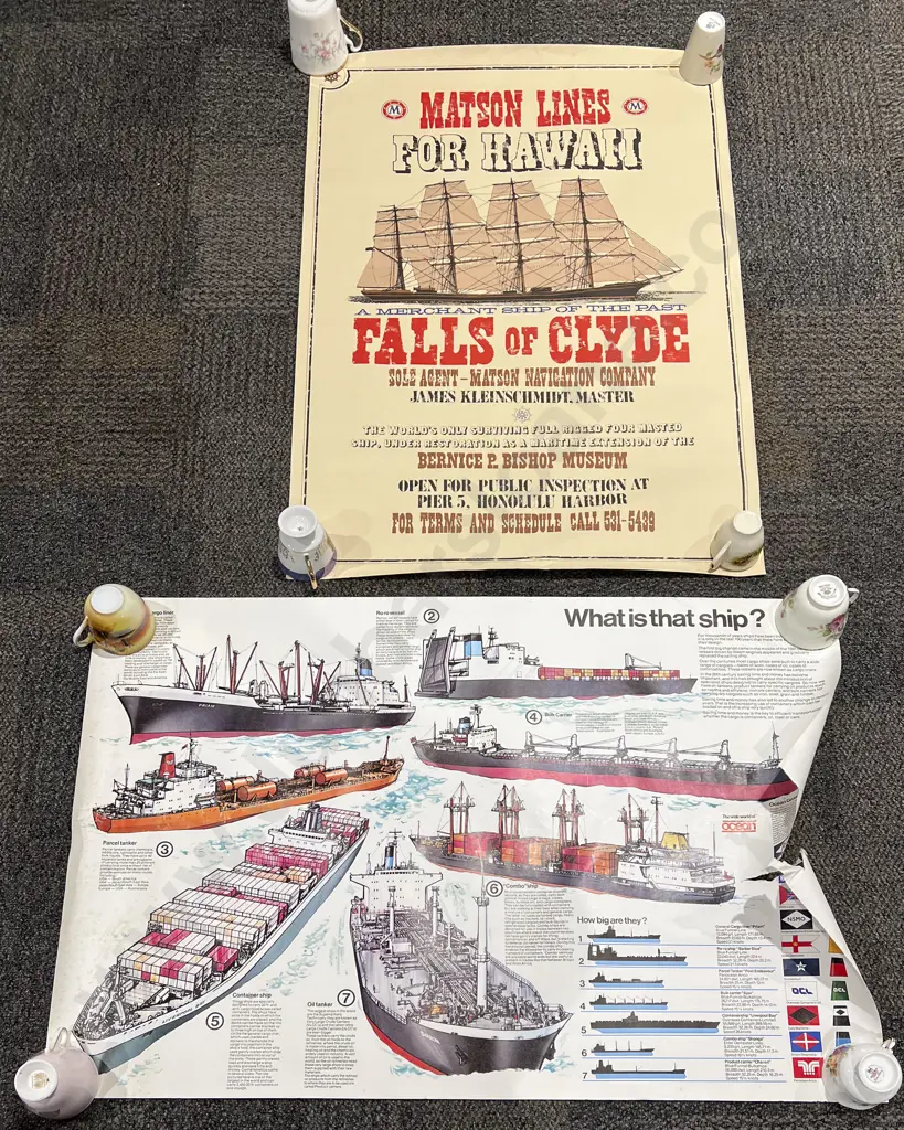 Quantity of Assorted Unframed Nautical Interest Posters Image 1++