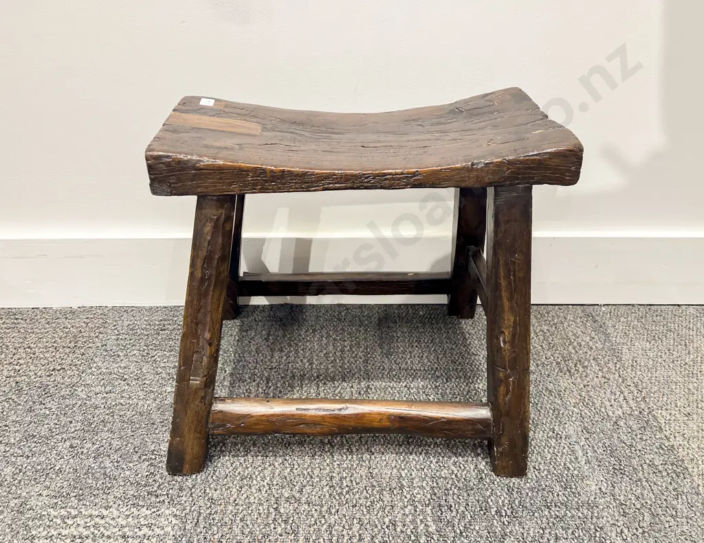 C19th Jointed Stool Image 1++