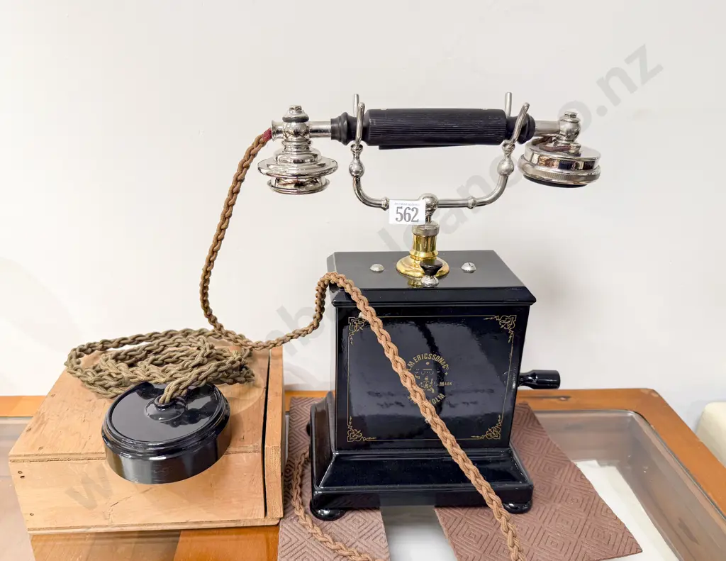 Early Ericcson Magneto Telephone Circa 1905 Image 1++