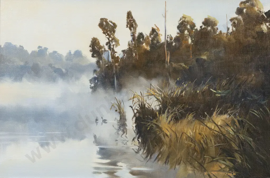 Brent Trolle - July Mist - Lake Ianthe Image 1++
