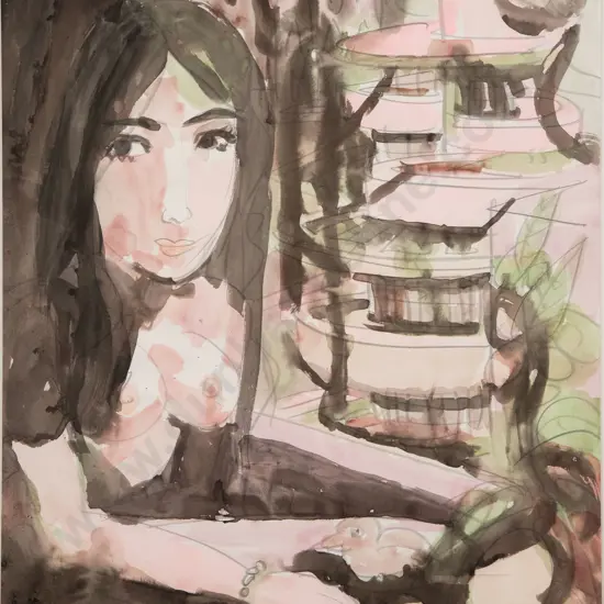Rossano Fan - Lady in Pink