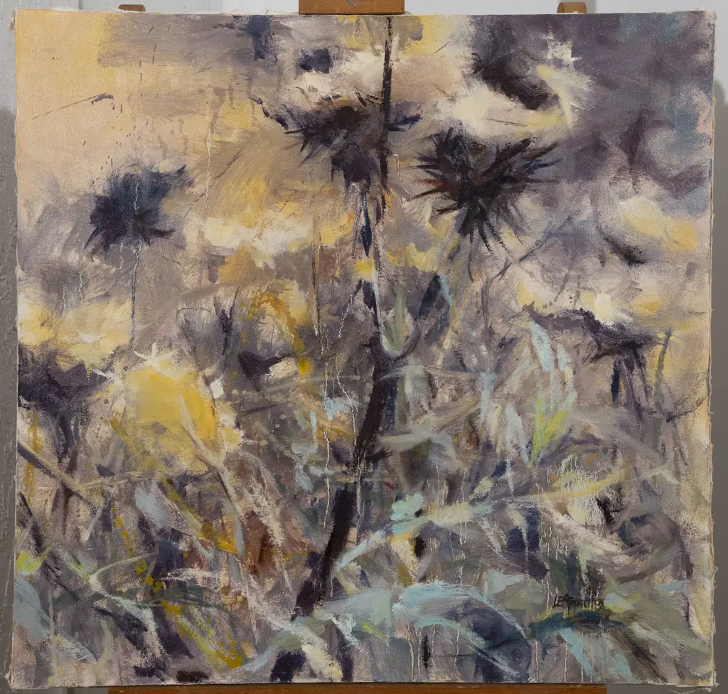 Les Finch (b 1940) - Cabbage Trees Image 1++