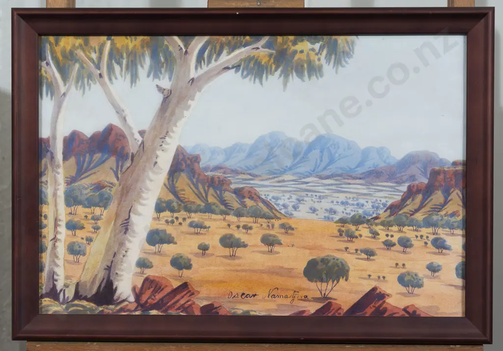 Oscar Namatjira (Australian) - Ghost Gum Image 1++