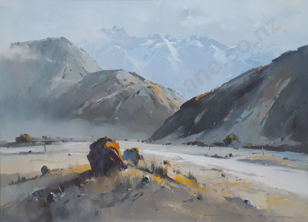 John Crump - The Kaikouras from Near Clarence Image 1++