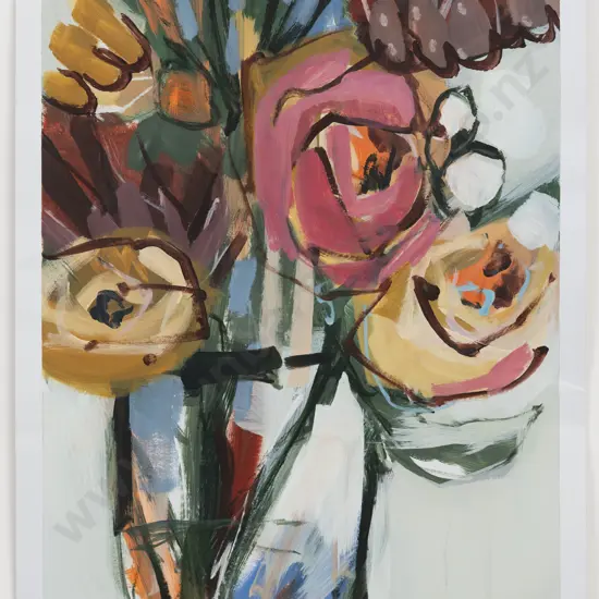 Angela Maritz - Vases On Paper Series III (unframed)