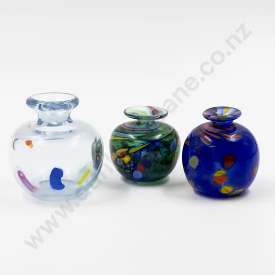 Two Nigel Schroder Posy Pots & Unidentified Pot