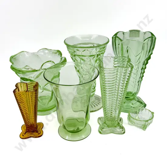 Quantity of Assorted Depression Glass