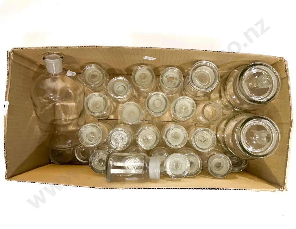 Quantity of Assorted Chemist Bottles Image 1++