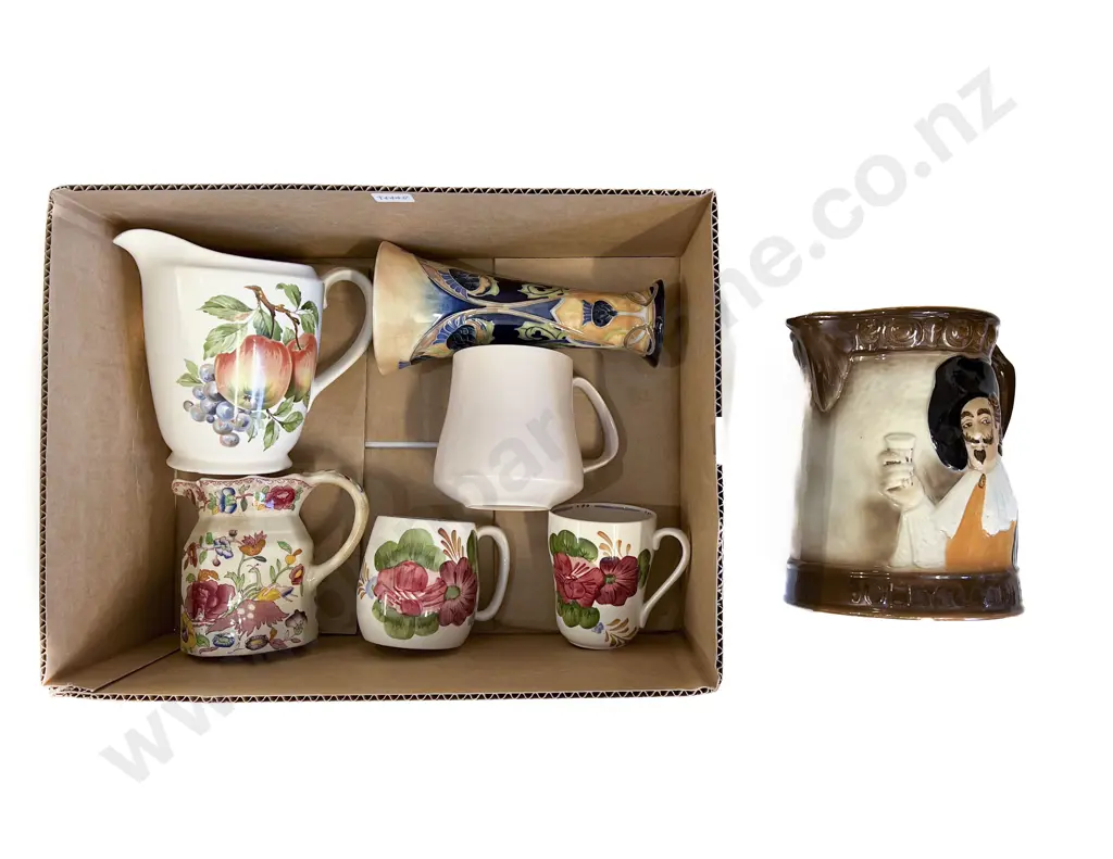 Quantity of Assorted China Jugs & Mugs incl Masons & Crown Lynn Image 1++
