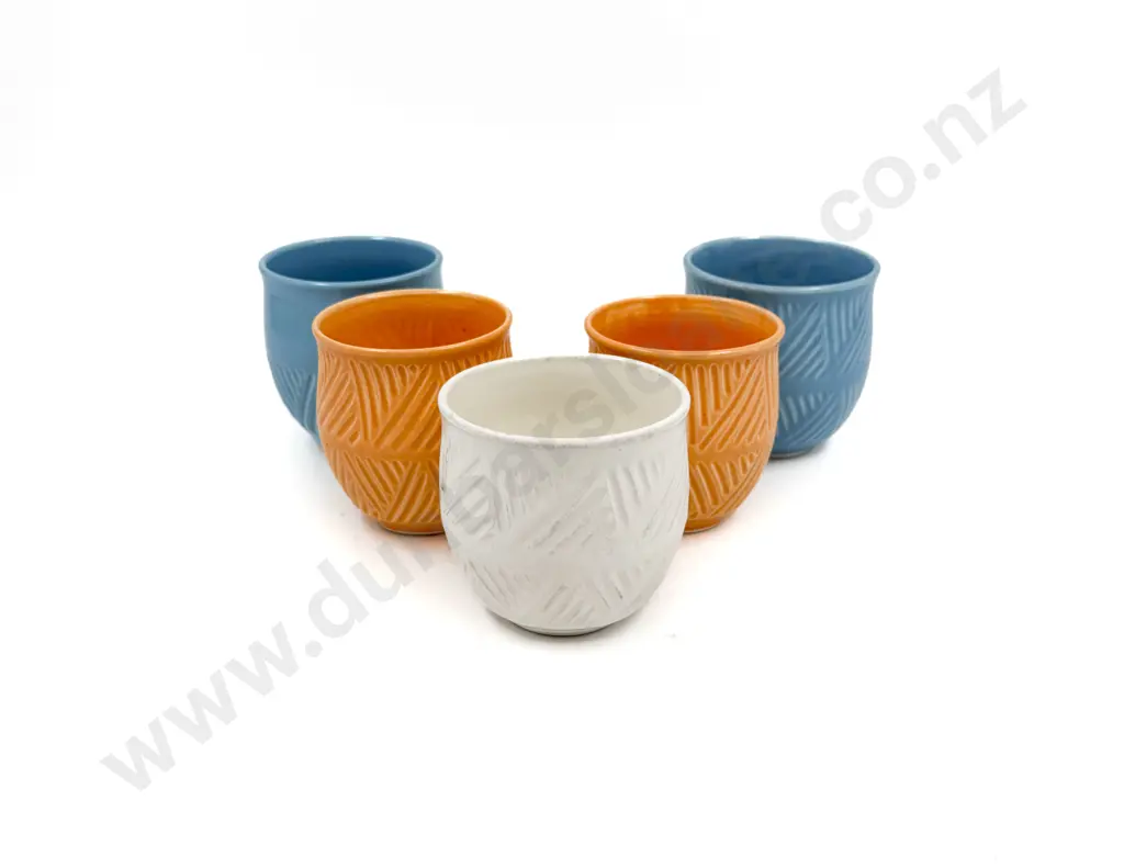 Five Assorted Anneke Borren Tea Bowls Image 1++