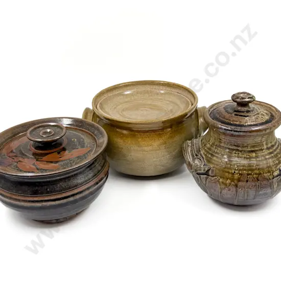 Three Pieces of NZ Pottery