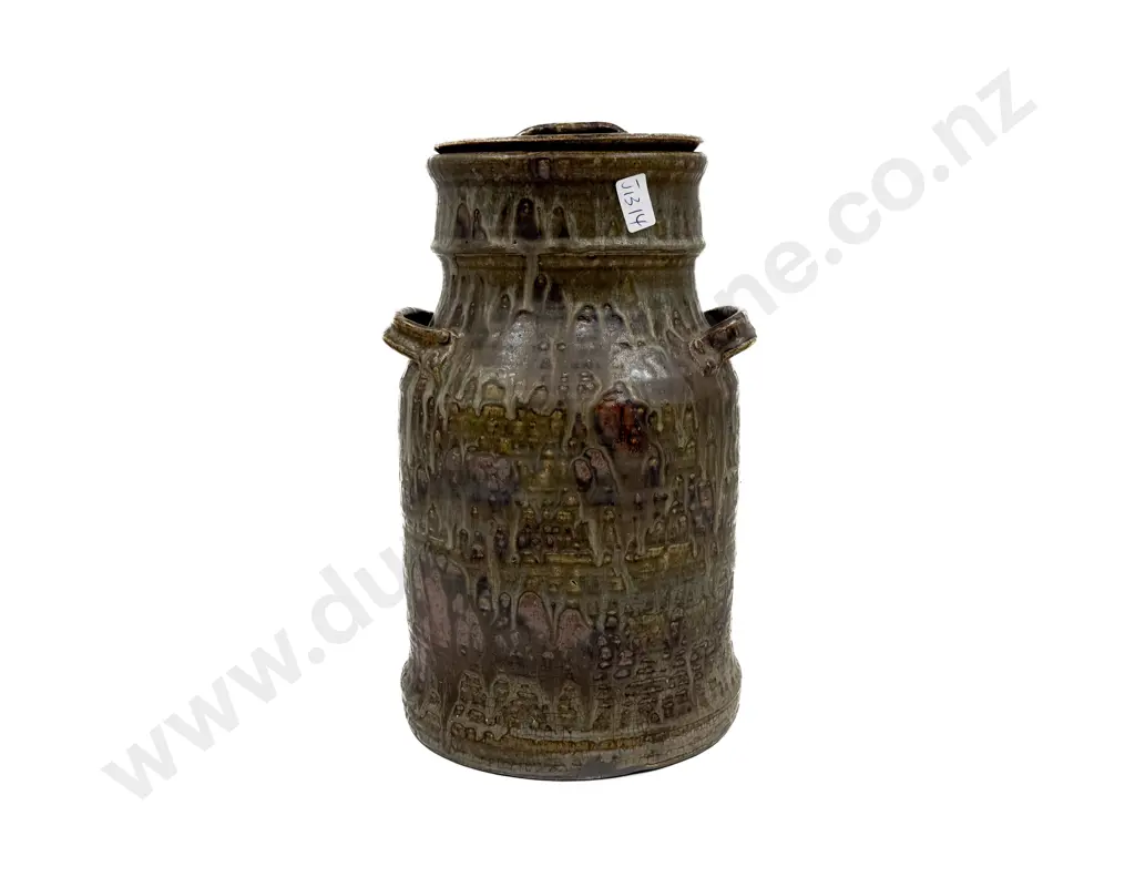 NZ Pottery Milk Cannister Form Image 1++