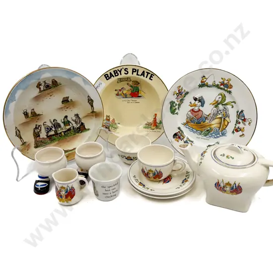 Quantity of Assorted Nursery China incl Carlton Ware Eggcups
