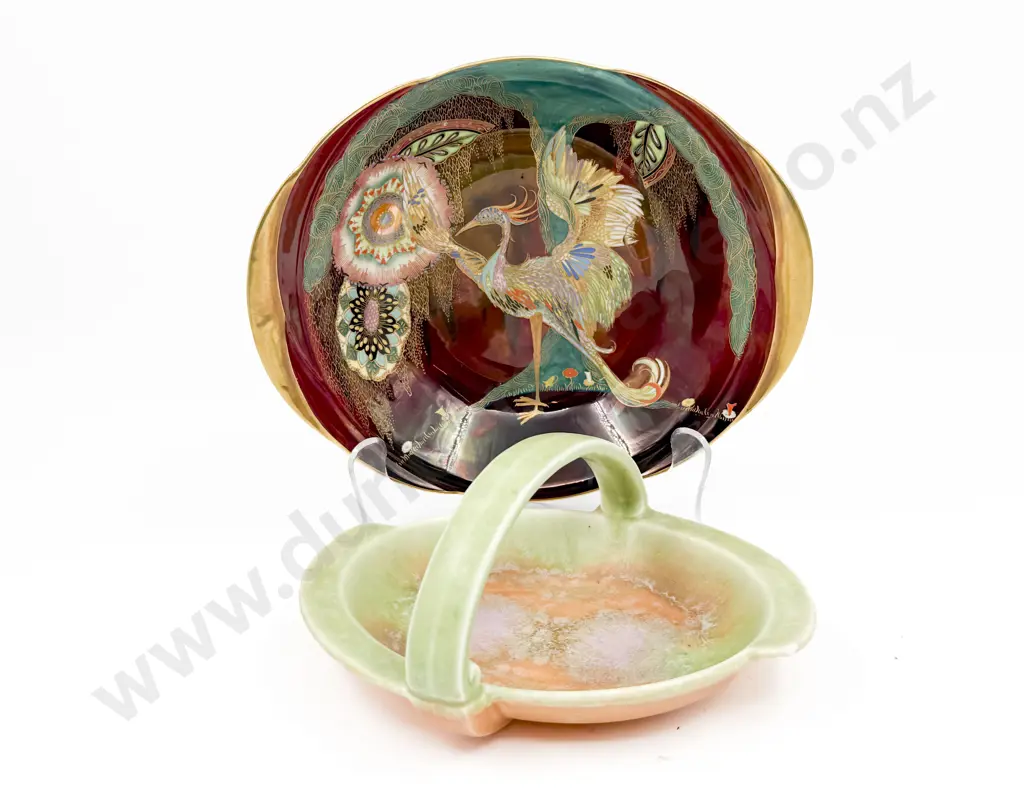 Carlton Ware Dish & Beswick Basket - Faults Image 1++