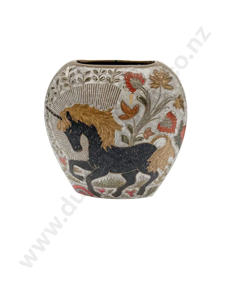 Decorative Brass Vase together with Assorted Pottery & China Image 1++