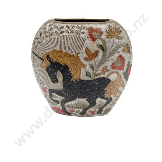 Decorative Brass Vase together with Assorted Pottery & China