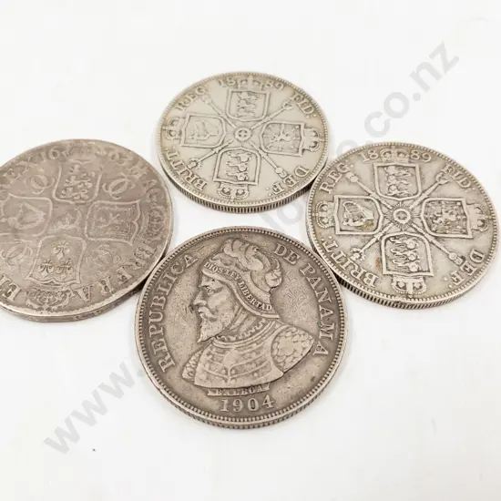 Four Antique Silver Coins