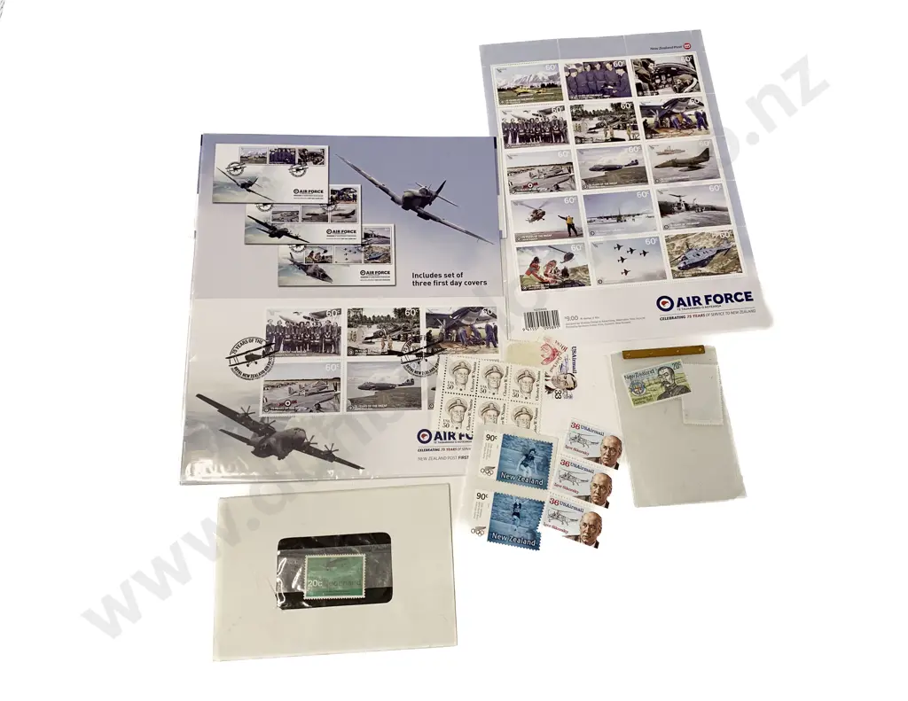 NZ Airforce First Day Cover Sheet & Various Image 1++