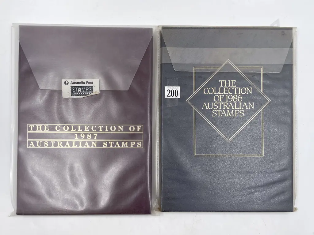 The Australian Stamp Collection Album 1986 1987 Image 1++