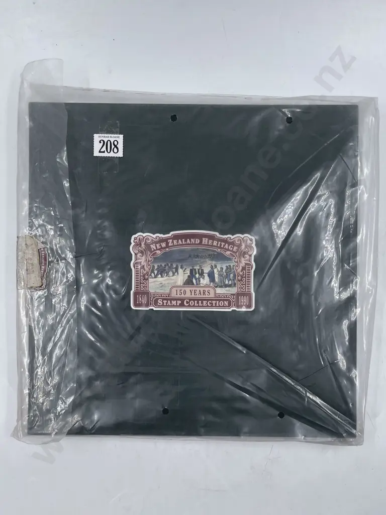 NZ Heritage Stamp Collection Album 1990 Image 1++