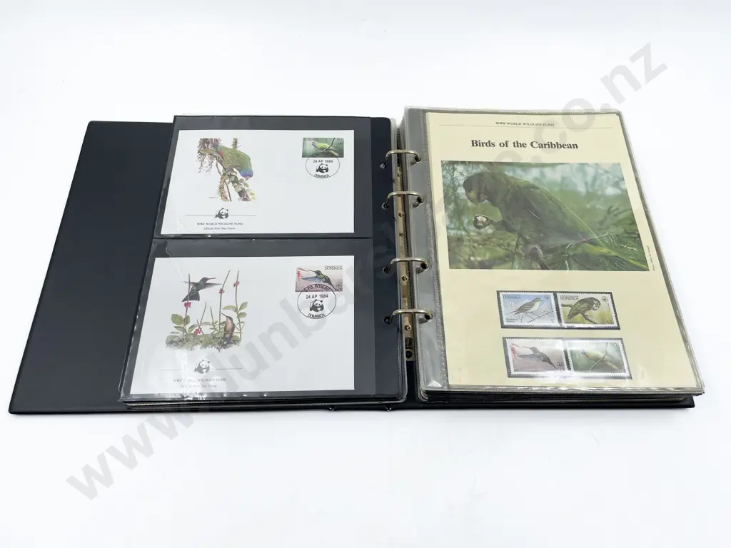 WWF 1983/84 Stamp & FDC Album Image 1++