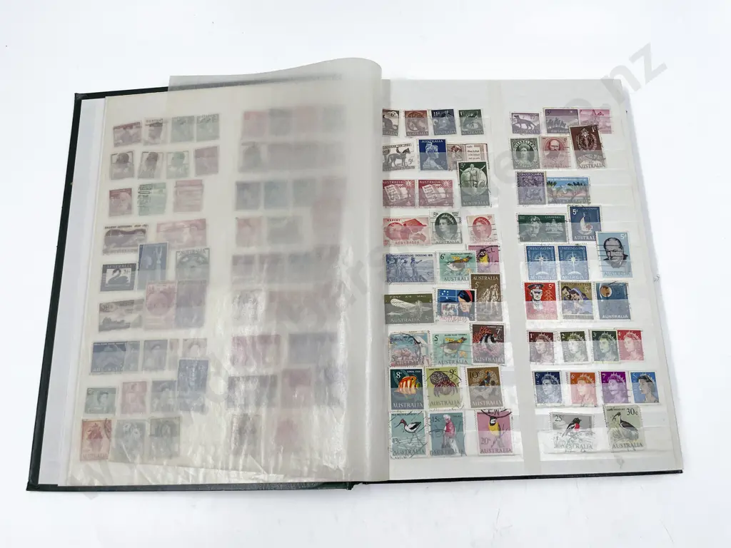 Australian Two Stock Book Albums with Some Early Image 1++