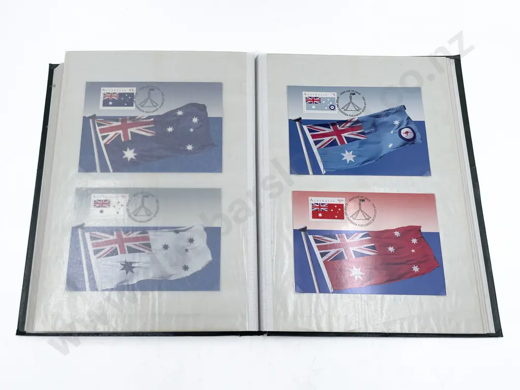 Australian Two Stock Book Albums with Some Early Image 1++