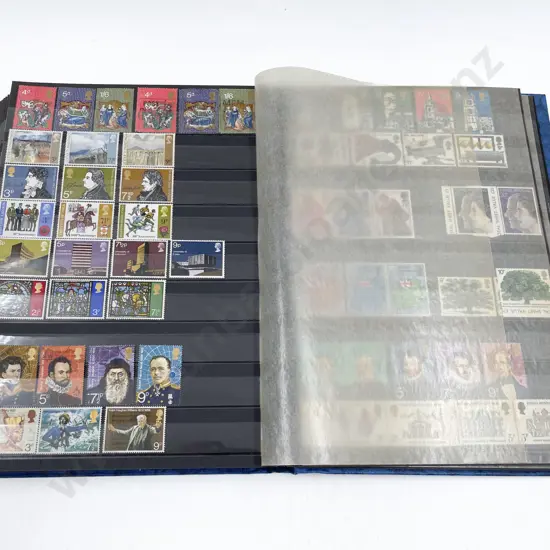 Great Britain Stock Book Album One Penny Black Other Early & Decimal