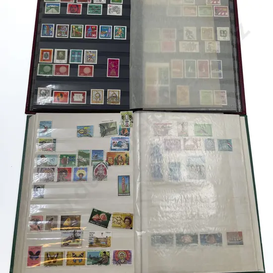 Two World Stock Book Albums