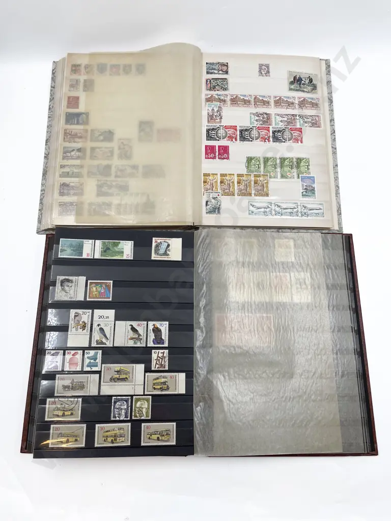 Two World Stock Book Albums Image 1++