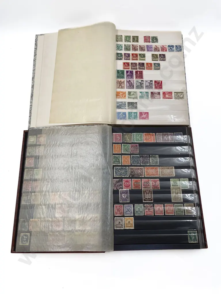 Two World Stock Book Albums Image 1++