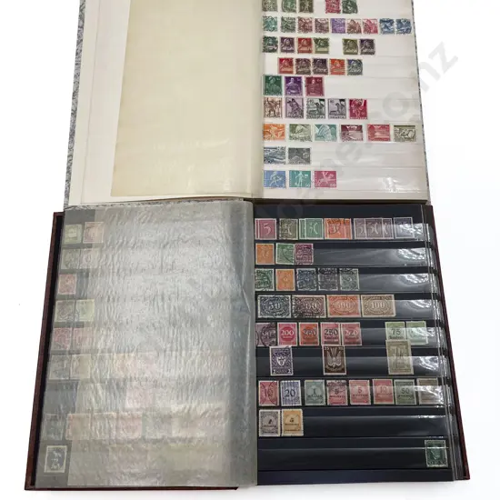 Two World Stock Book Albums