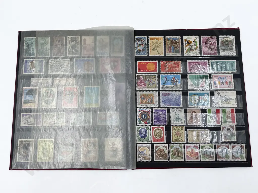 Two Stock Book Albums Italy Vatican & Canada Image 1++