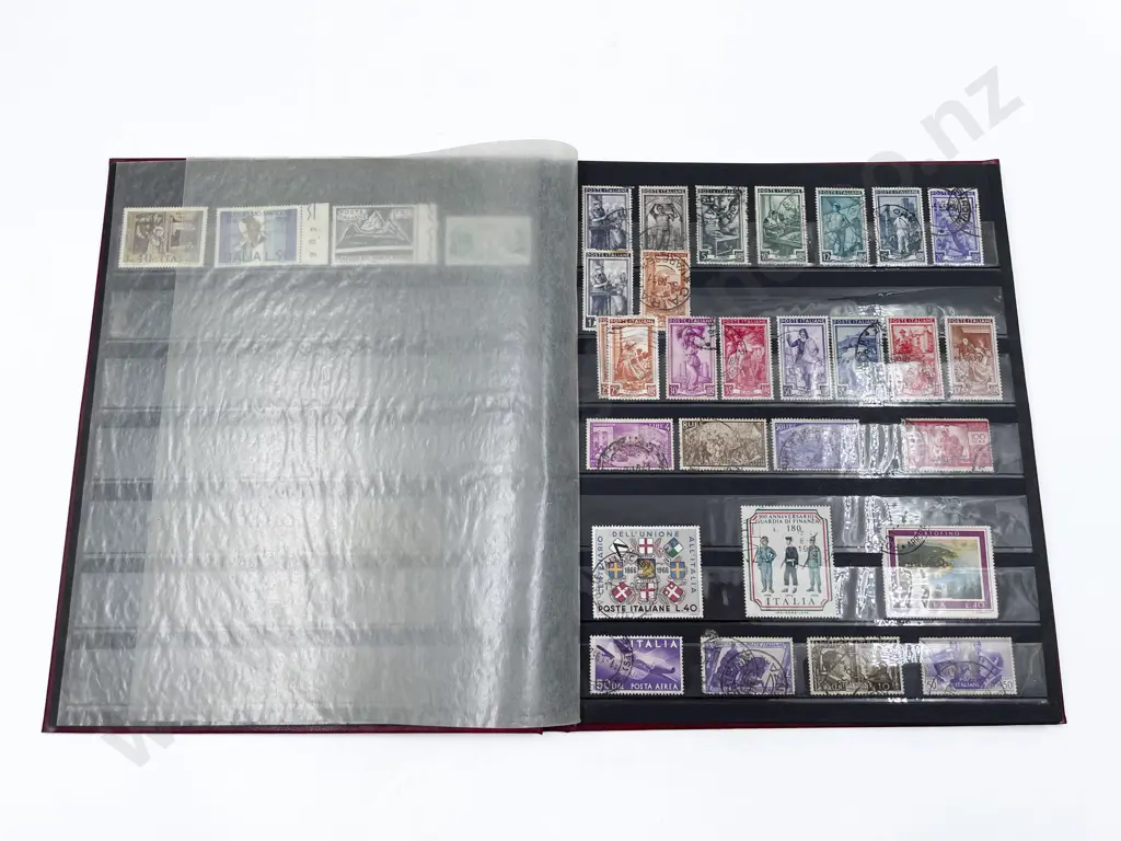 Two Stock Book Albums Italy Vatican & Canada Image 1++