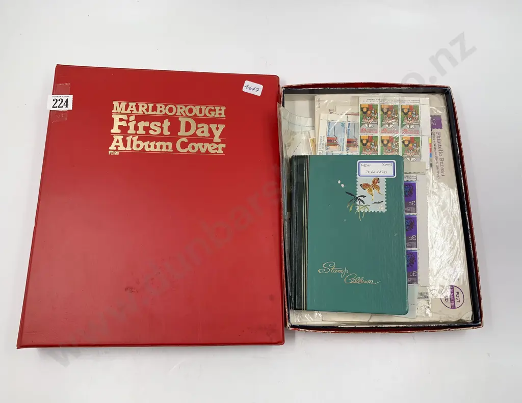 NZ FDC Album Small Stock Book Album & Mini Sheets/Blocks Image 1++