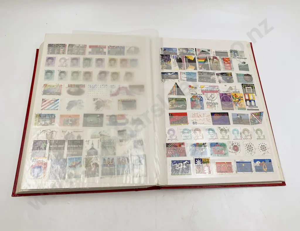 Vintage European Stamp Album Image 1++