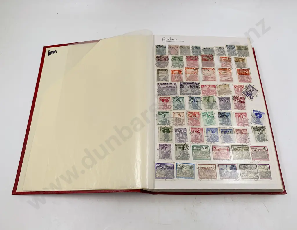 Vintage European Stamp Album Image 1++