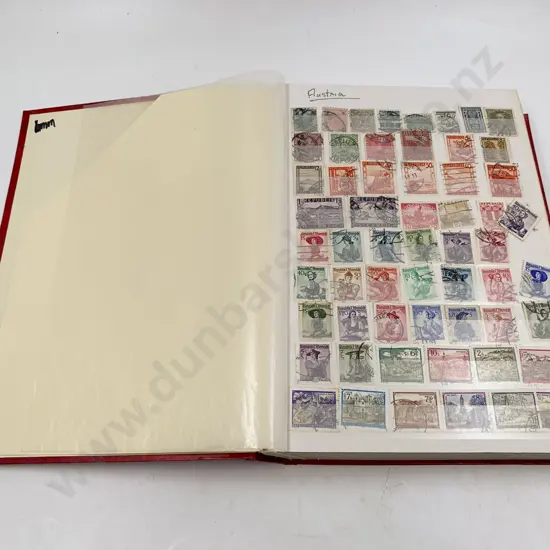 Vintage European Stamp Album