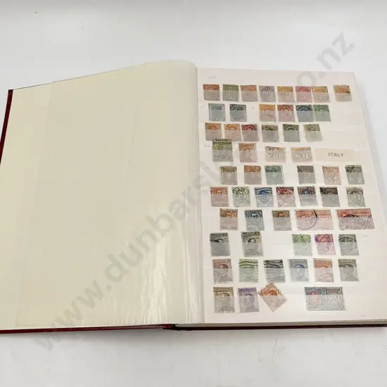 Vintage Mainly Italian & Vatican City Stock Book Album