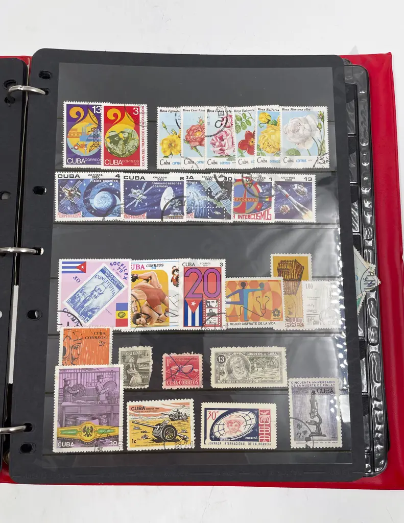 Four NZ & World Vintage Stock Book Albums Image 1++