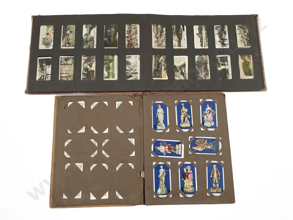 Four Cigarette Card Albums incl All Blacks Set Image 1++