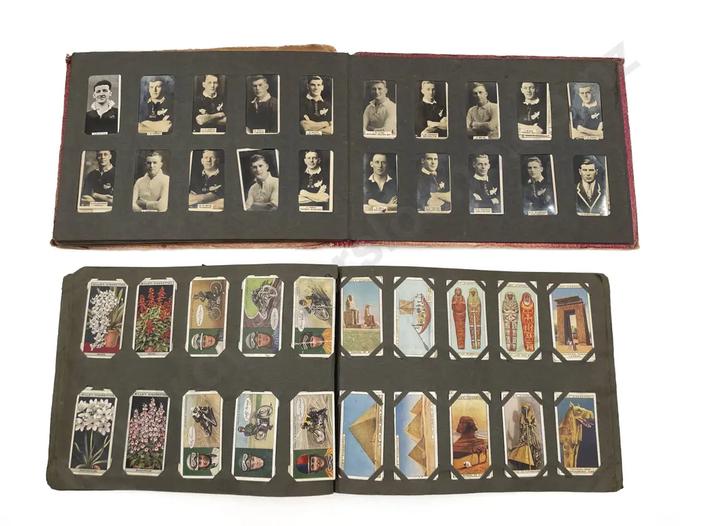 Four Cigarette Card Albums incl All Blacks Set Image 1++