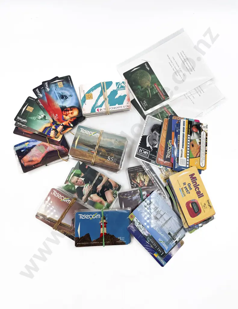 Quantity Used & Unused Telecom Cards Image 1++