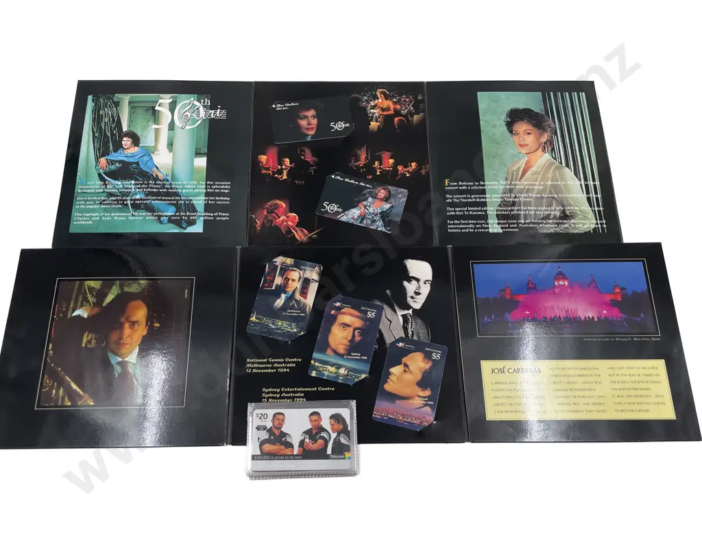 Two Ltd Edition Telecom Card Packs & All Black Set Image 1++