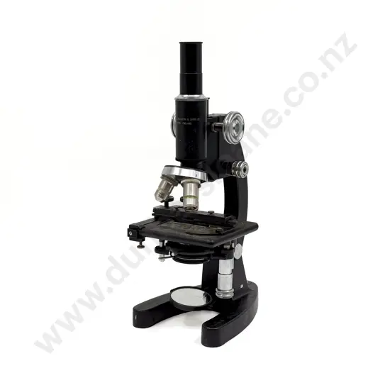 Vintage Mahogany Cased T & S Microscope