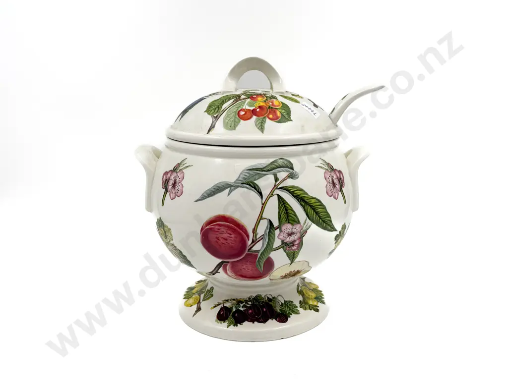 Large Portmerion Soup Tureen & Ladle Image 1++