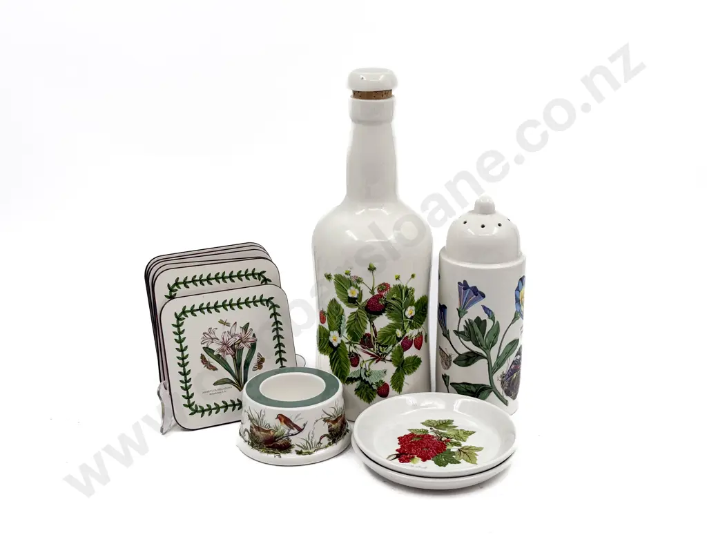 Quantity of Assorted Portmerion incl Ceramic Bottle Image 1++