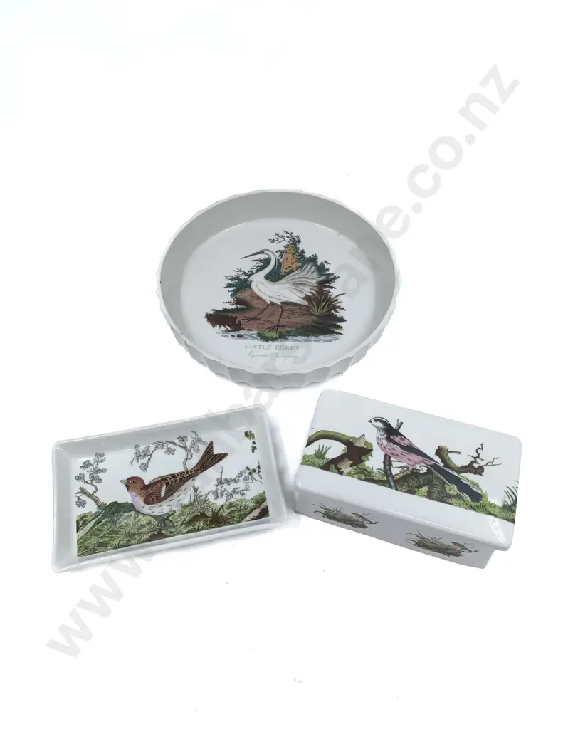 Portmerion Butter Dish together with Quiche Dish *NOTE PHOTO CHANGE Image 1++