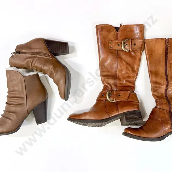 Overland Brown Leather Boots